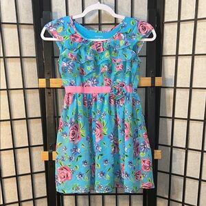 🦋George Casual Floral Print Pleated Fluttered Sleeves Sundress 5/25$